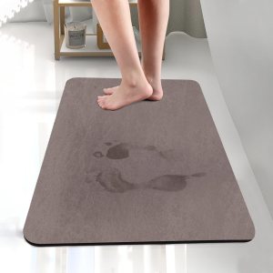 Alfombra de baño, fina y súper absorbente, antideslizante, alfombra de baño lavable, para debajo de la puerta, para bañera, cocina, ducha y cuarto Alfombra de baño, fina y súper absorbente, antideslizante, alfombra de baño lavable, para debajo de la puerta, para bañera, cocina, ducha y cuarto