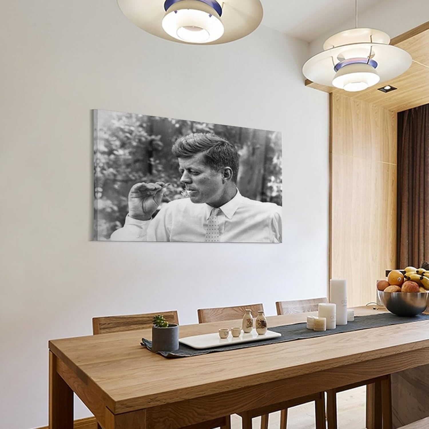 John F Kennedy JFK – Pósteres presidenciales para fumar marihuana en lienzo, pintura para decoración de pared, obra de arte, arte para decoración