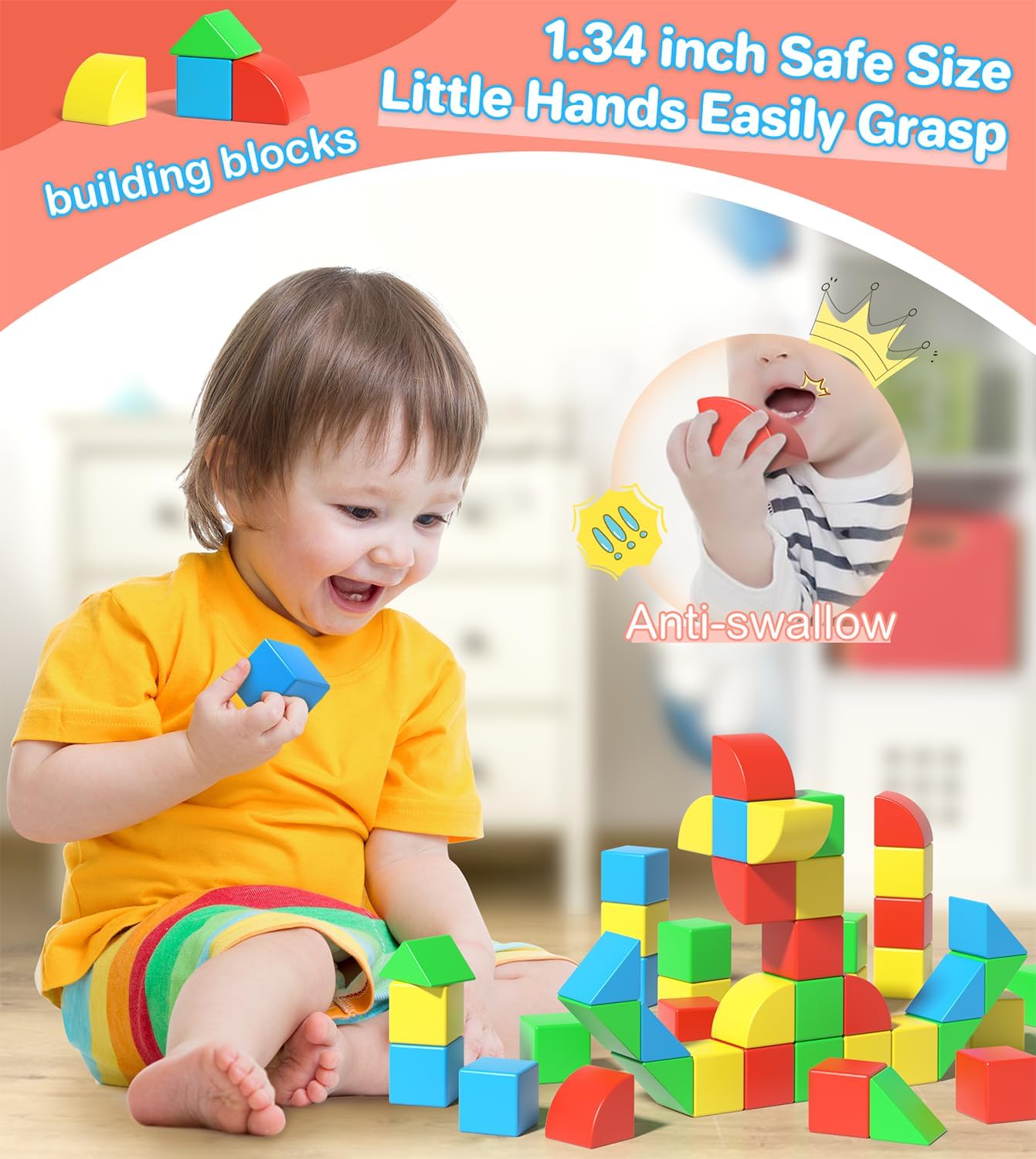 Bloques magnéticos para niños pequeños, juguetes de construcción creativos, bloques sensoriales coloridos apilables con imán, juego de cubos de