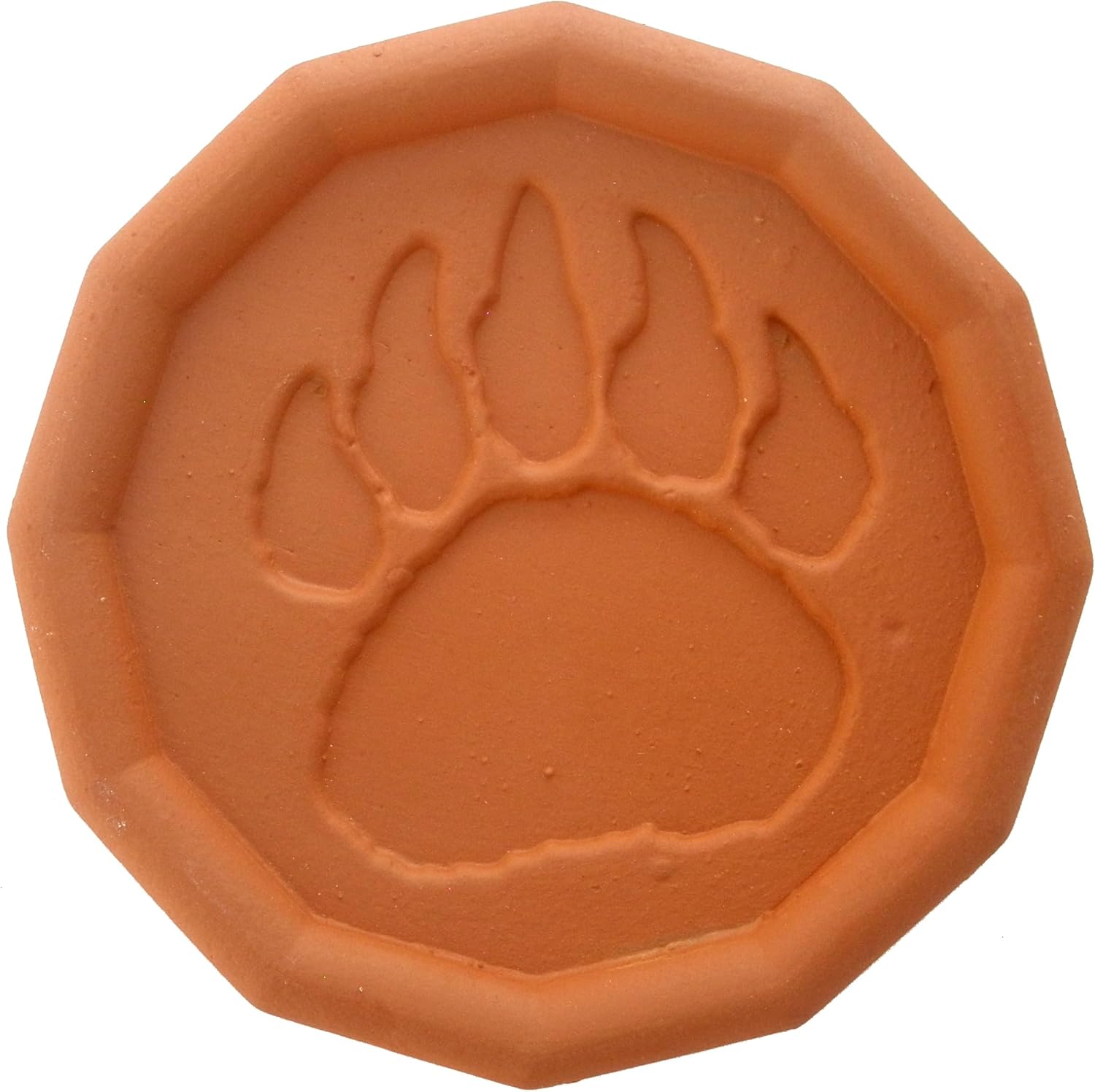 JBK Pottery Ahorradores de azúcar moreno – Nuevos diseños (estampado de pata de oso)