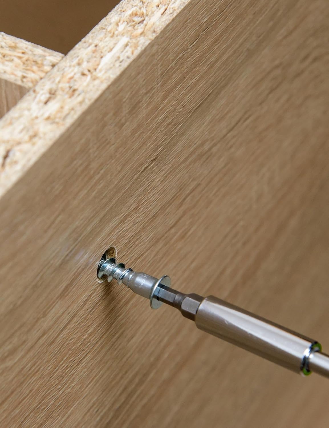 Tornillos Confirmat, paquete de 100 unidades M5 x 1.890 in, juego de tornillos de conexión autoperforantes para muebles, resistentes y fáciles de