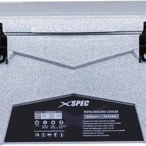 Xspec 60 Qt XL Roto Molded High Performance Camping Cooler Ice Chest  Extra Large Pro Tough Durable Outdoor Overland Rotomolded Hard Cooler Xspec 60 Qt XL Roto Molded High Performance Camping Cooler Ice Chest  Extra Large Pro Tough Durable Outdoor Overland Rotomolded Hard Cooler