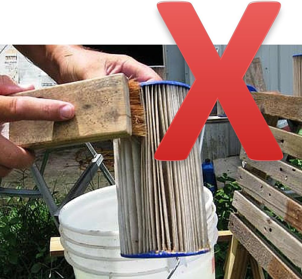 Aquatix Pro Limpiador de cartuchos de filtro de piscina y spa, elimina los residuos y la suciedad de los filtros de piscina en segundos, limpiador