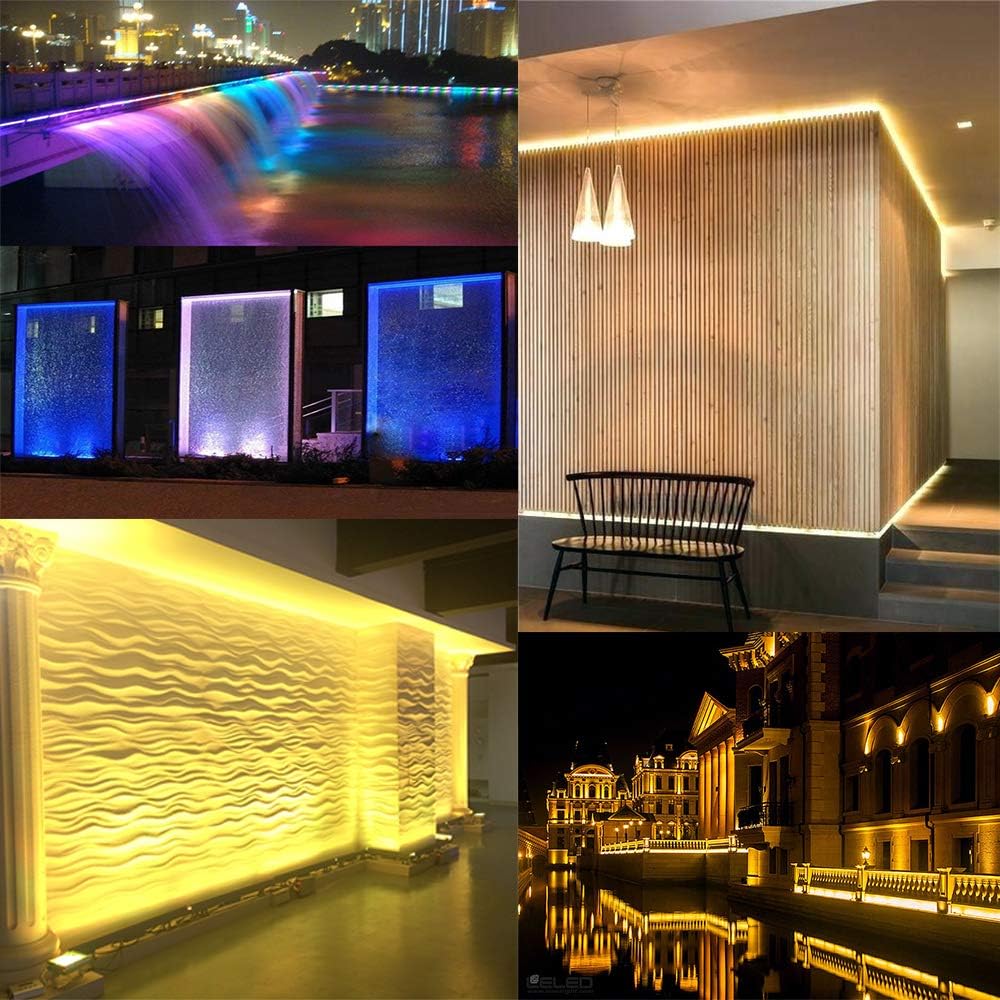 RSN LED Luz lineal de 72 W, luz de arandela de pared de 39.5 pulgadas, luz de barra lineal para pared, puente, iluminación de paisaje e iluminación