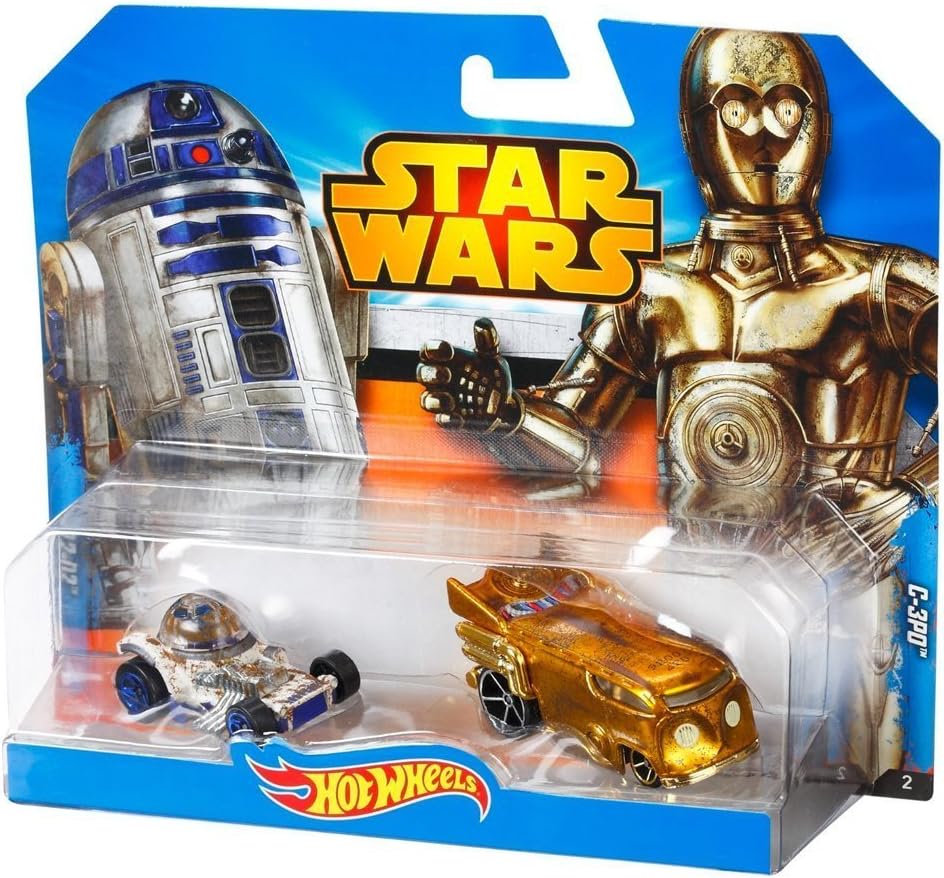 Hot Wheels Coche de personajes de Star Wars (paquete de 2) #2