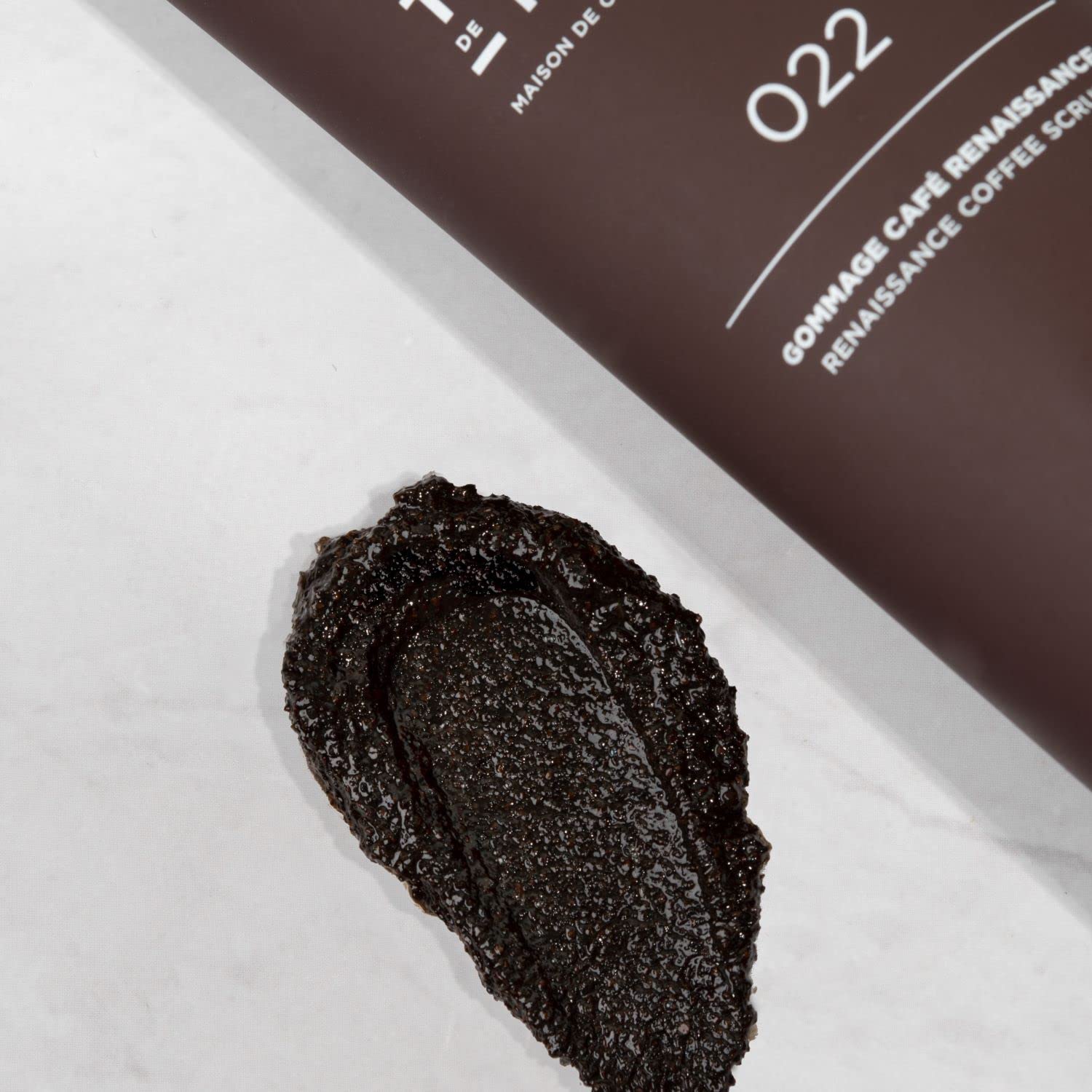 TERRE DE MARS Renaissance – Pasta exfoliante de café, certificado Cosmos Natural, infundida con café en polvo, tallo de bambú y argón, revitaliza,