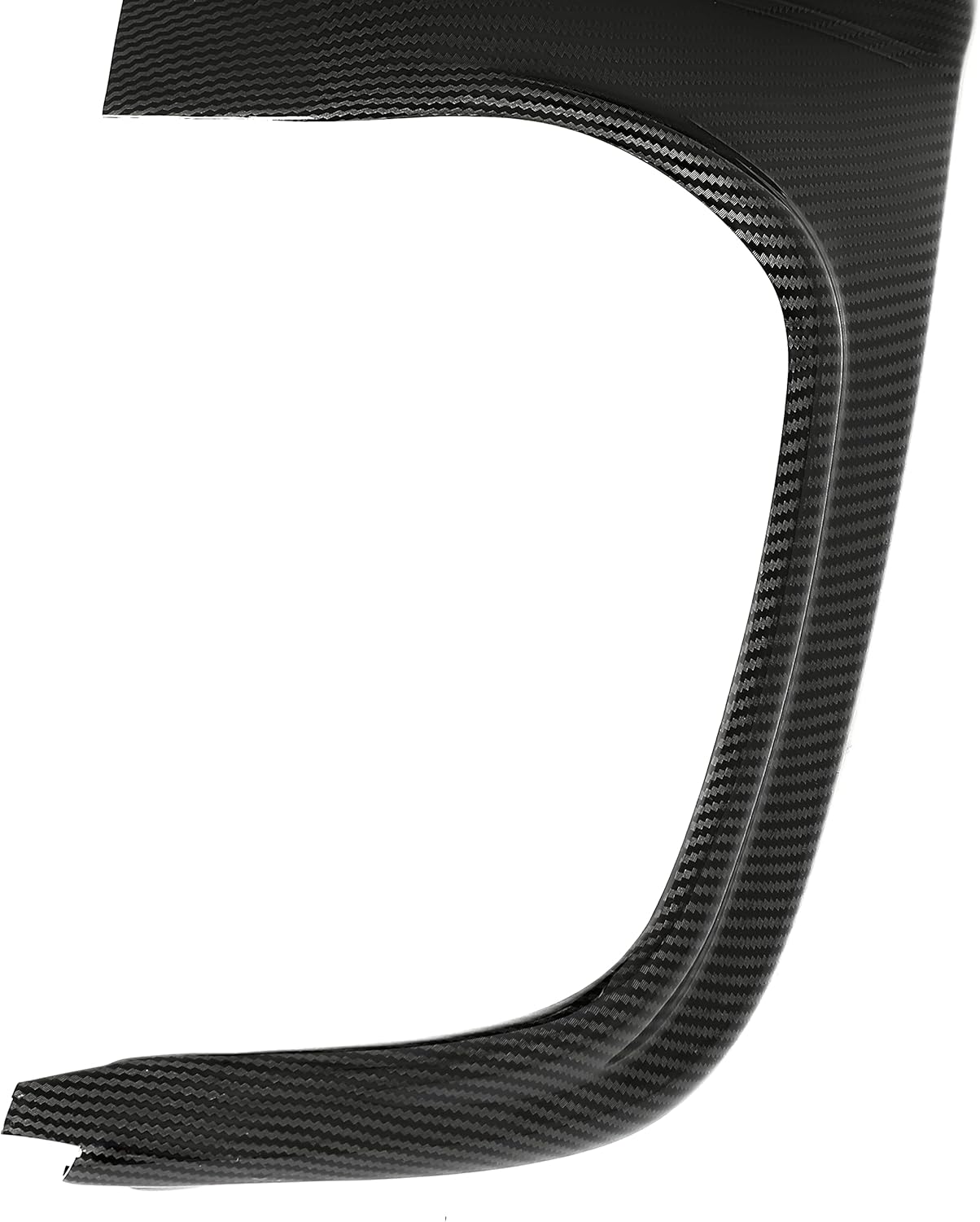 HECASA Difusor trasero compatible con Mercedes Benz W204 C180 C200 C250 C300 C350 Sport C63 AMG parachoques alerón protector de cenefa de plástico