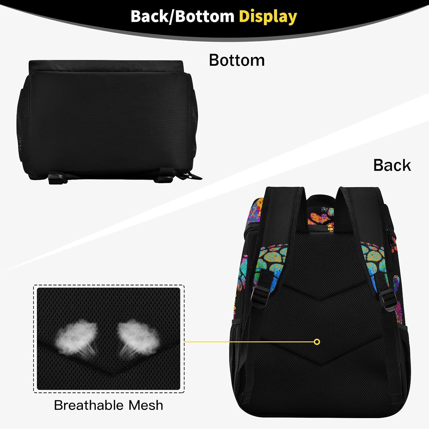 Mochila bohemia con diseño de tortuga marina a prueba de fugas, aislada, impermeable, suave, para la playa, para hombres y mujeres, para el trabajo,