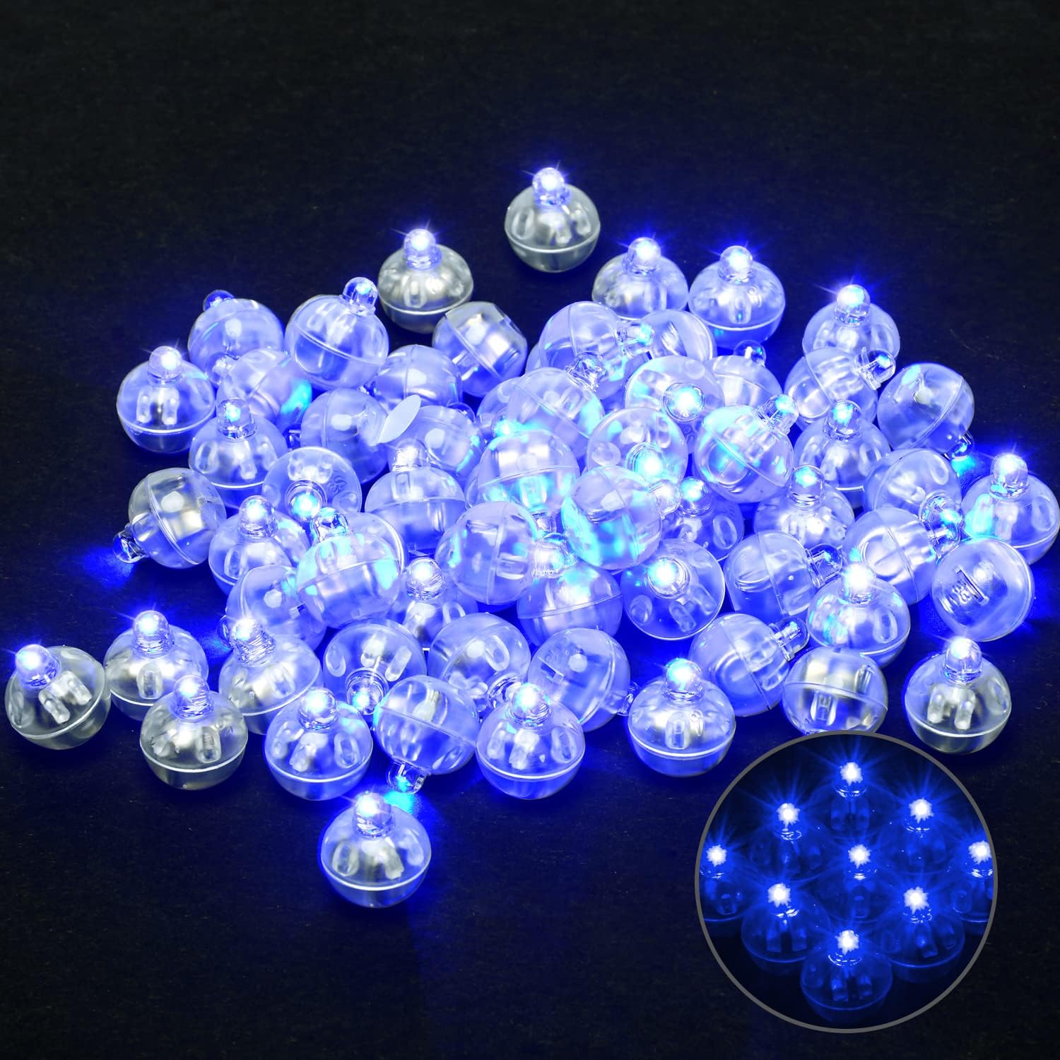 150 luces LED redondas para globos, luces de globo de bola de largo tiempo de espera para farol de papel, luz de globo, decoración de fiesta, boda,