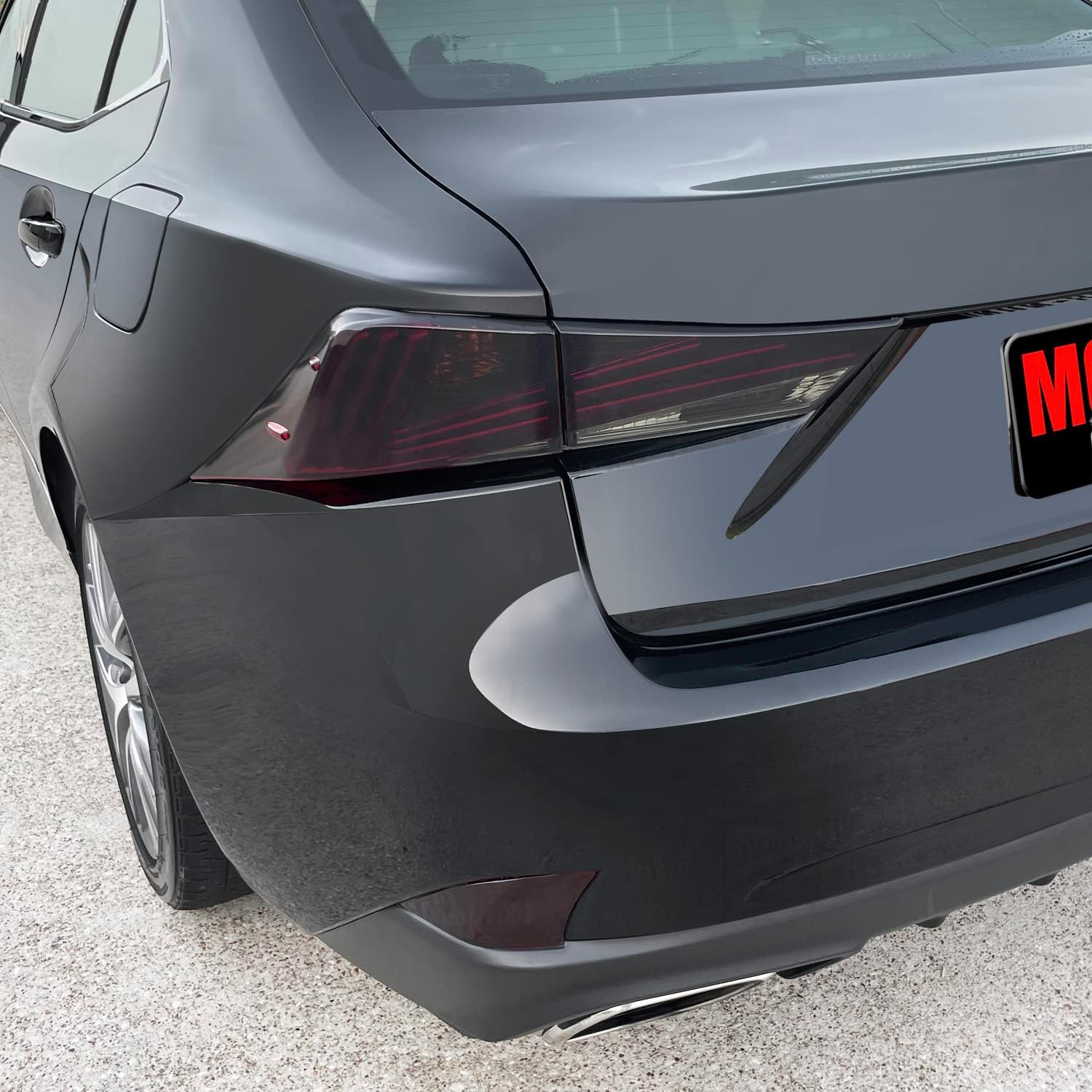 SlickMod Tinte de humo de vinilo precortado para Lexus 2017-2020 es luz trasera 200t 300 350 (20% humo oscuro, 1. luz trasera)
