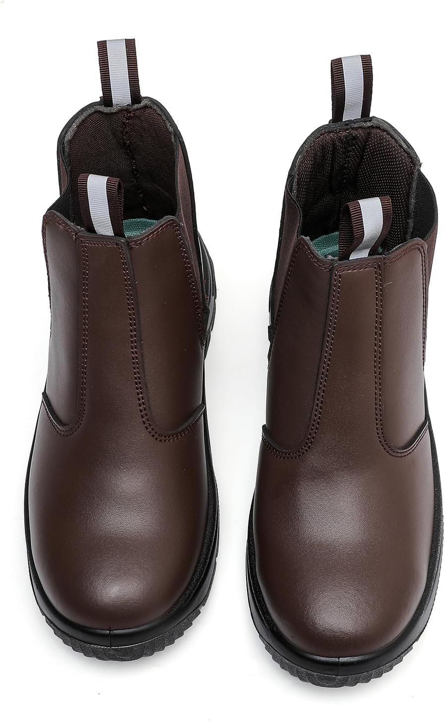 DRKA – Botas de trabajo con punta de acero para hombre, antideslizantes, impermeables y antipinchazos, zapatos de seguridad para trabajar