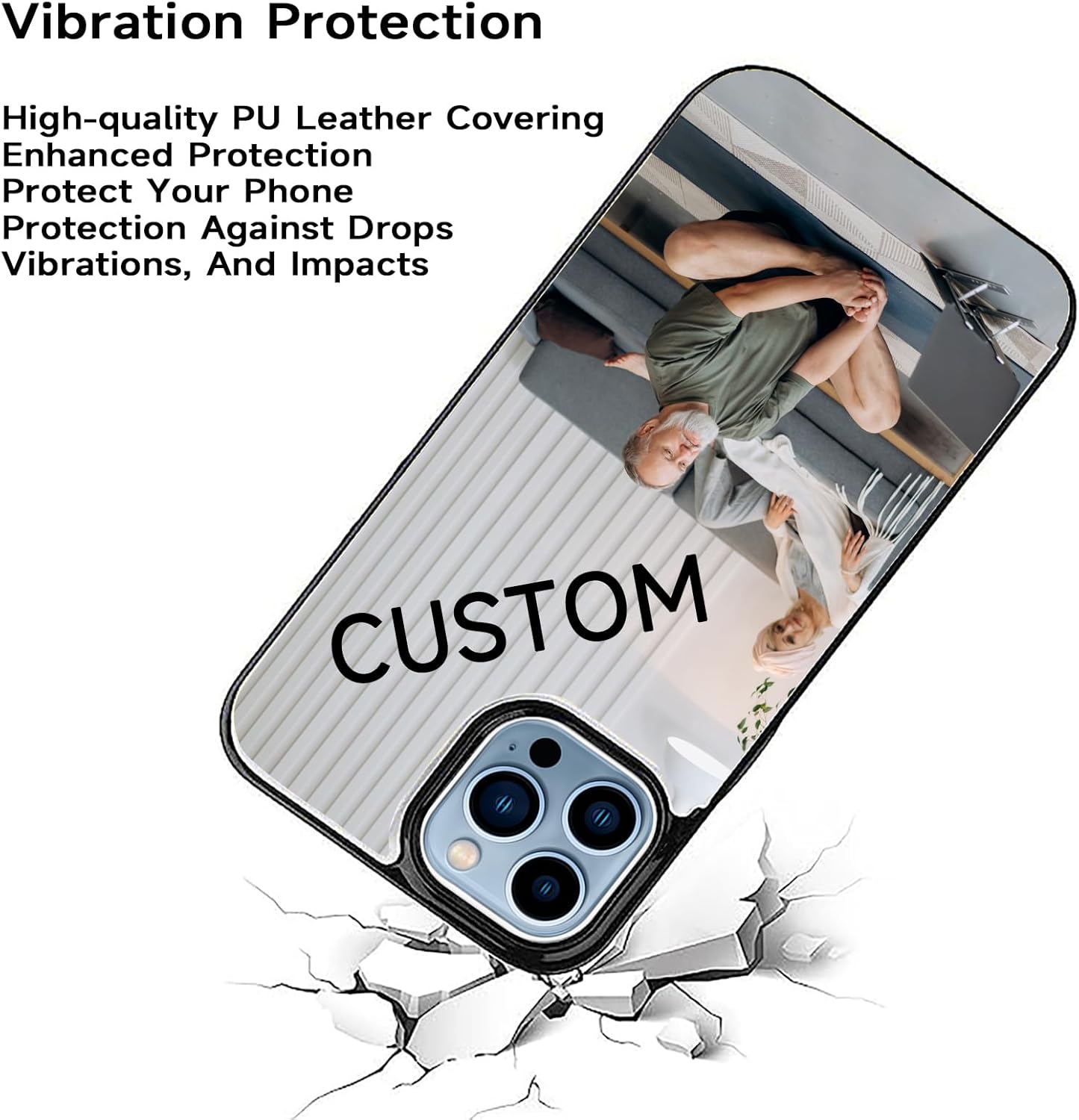 Funda tipo cartera personalizada para iPhone X, Xr, XS, 11 12 13 14 15 Pro Max, SE 2022SE, soporte elegante personalizado para teléfono con ranuras