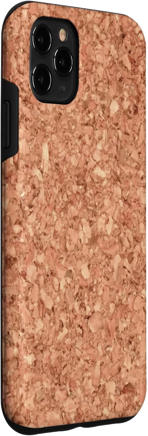 iPhone 11 Pro Max lindo corcho tablero retro clásico patrón caso