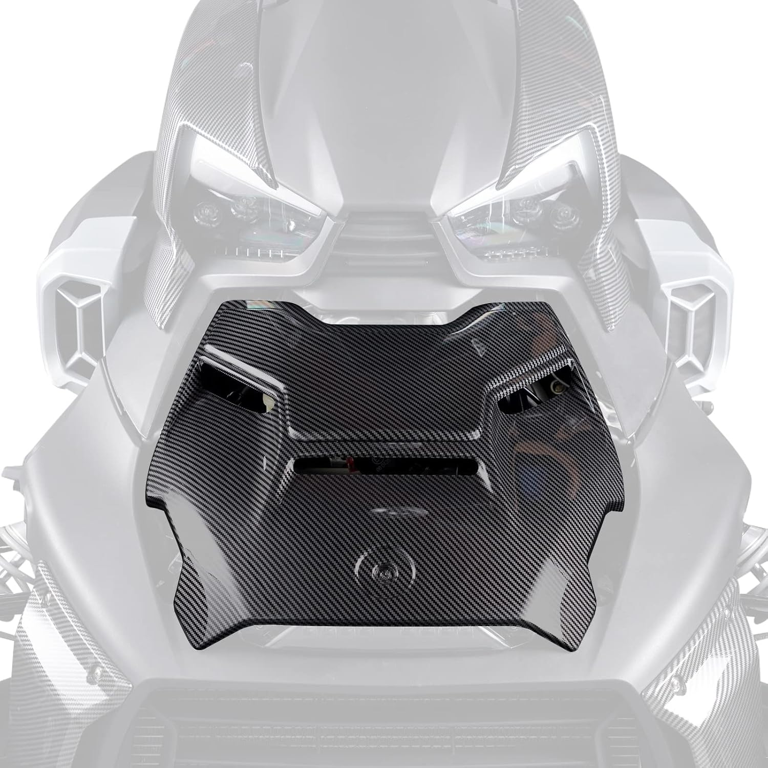 A & UTV PRO Panel de fibra de carbono para Ryker, Hood Scoop para Can-Am Ryker & Ryker Rally Edition 2019-2024, puede am ryker 600 900 accesorios,