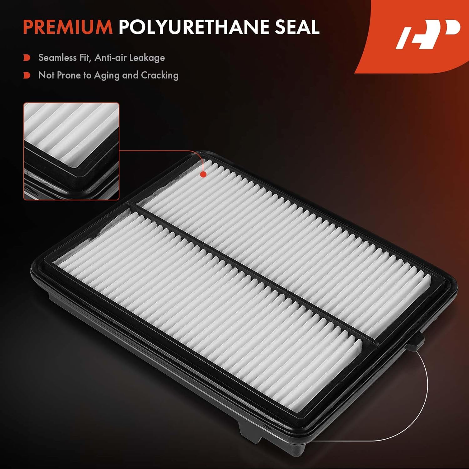 A-Premium Filtro de aire de motor compatible con Acura RDX 2019 2020 2021 2022 2023 – L4 2.0L – Reemplazo # 17220-5MS-H00