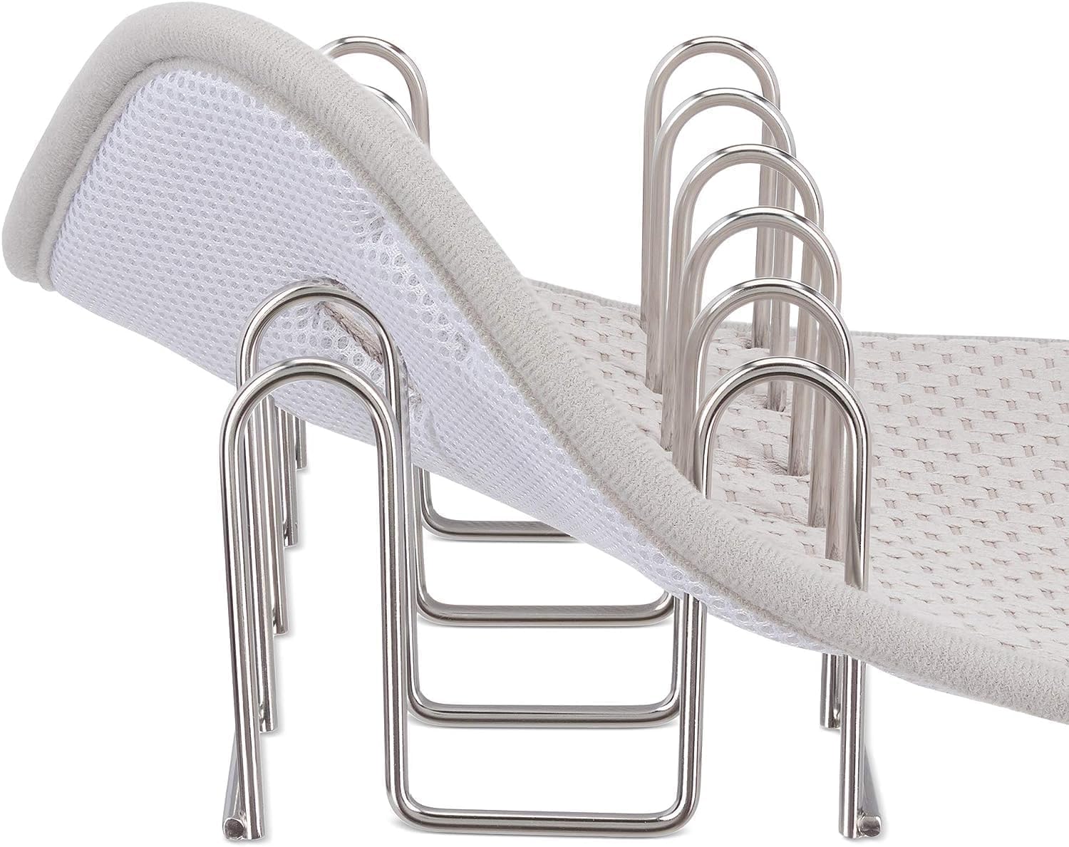 Full Circle Shape Shifter – Accesorios para fregadero de cocina, tapete de microfibra reciclada + estante, color gris