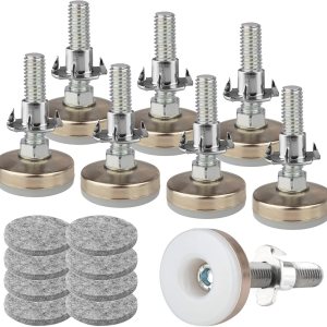 Niveladores de pies ajustables, patas ajustables resistentes para muebles, niveladores de muebles grandes, niveladores de tuercas en T, pies Niveladores de pies ajustables, patas ajustables resistentes para muebles, niveladores de muebles grandes, niveladores de tuercas en T, pies