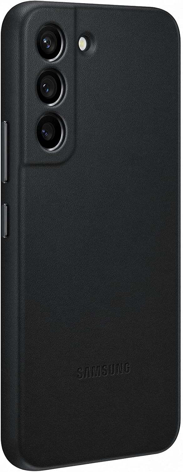 Samsung Funda de cuero oficial S22 Negro