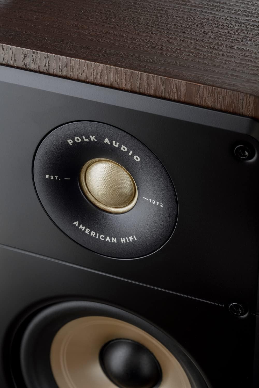 Polk Signature Elite ES15 – Altavoz de estantería, audio de alta resolución, compatible cDolby Atmos y DTSX, tweeter de 1 pulg y woofer de 5.25