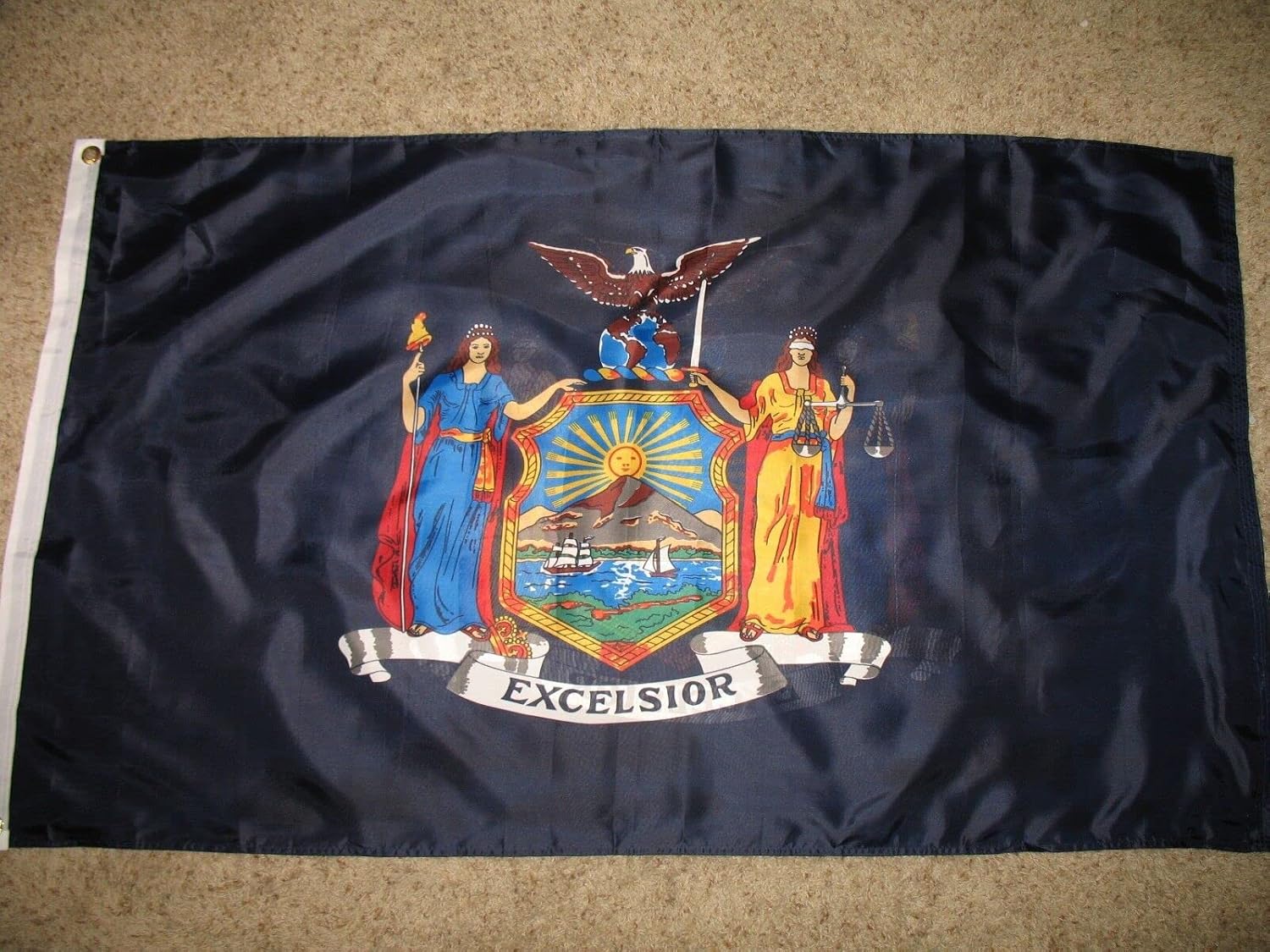 Premium 3X5 State Double Sided Nylon FLAG 3ft x 5ft 2 Ply