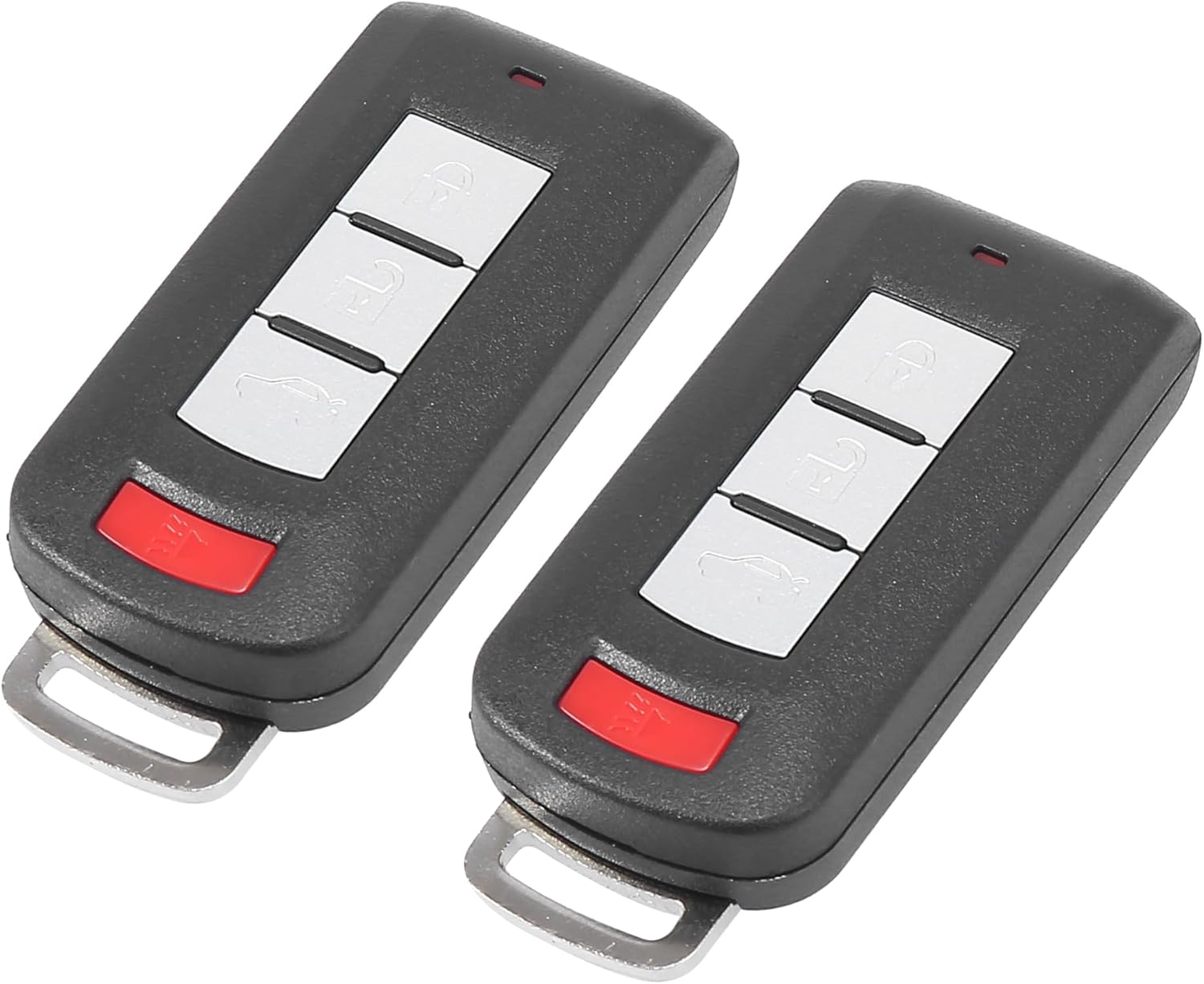 X AUTOHAUX 2 unids 315Mhz OUC644M-KEY-N Reemplazo de llave remoto de entrada sin llave para Mitsubishi Lancer 2008-2017 8637A228 8637B885