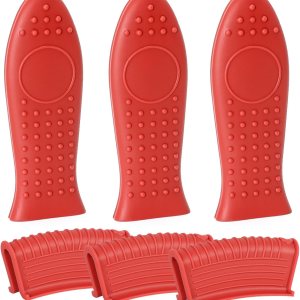 Joyhalo joyhalo – Juego de 6 fundas para mango de sartén de hierro fundido, resistentes al calor, fundas de mango de sartén de hierro fundido, Joyhalo joyhalo – Juego de 6 fundas para mango de sartén de hierro fundido, resistentes al calor, fundas de mango de sartén de hierro fundido,