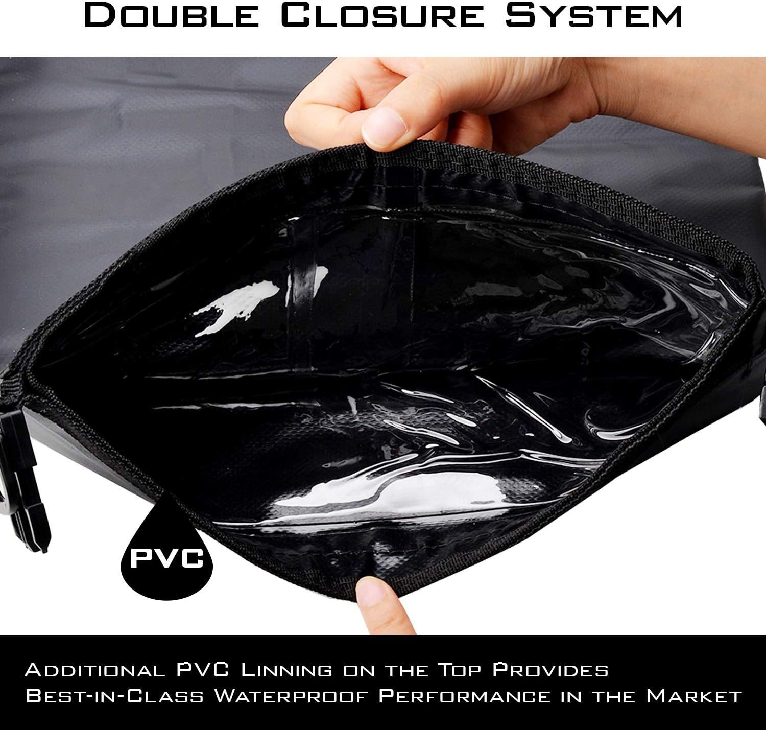 KastKing Bolsas secas, bolsas de almacenamiento 100% impermeables, construcción de grado militar para natación, kayak, canotaje, senderismo,