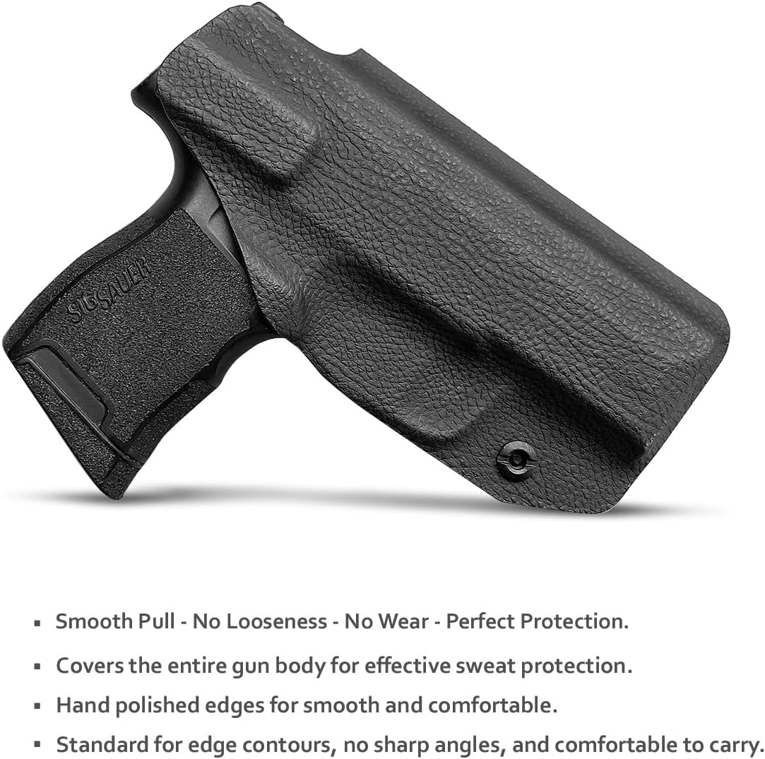 IWB Dermatoglyph Kydex Pistolas Compatible con Glock 19 Glock 17  Taurus G2C G3C  Smith & Wesson M&P Shield 0.354 in .40  M&P 0.354 in M2.0 4″4.25″
