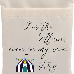Regalo para amantes de la fantasía, I’m The Villain Even in My Own Story Book Theme, cubiertas de libros temáticos, regalo para amantes de la novela Regalo para amantes de la fantasía, I’m The Villain Even in My Own Story Book Theme, cubiertas de libros temáticos, regalo para amantes de la novela
