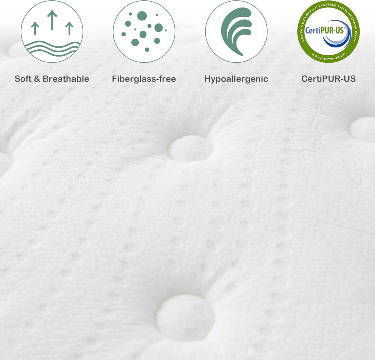 SZSL – Colchón híbrido de espuma viscoelástica tamaño King de 12 pulgadas para alivio de presión, resortes interiores de bolsillo para aislamiento