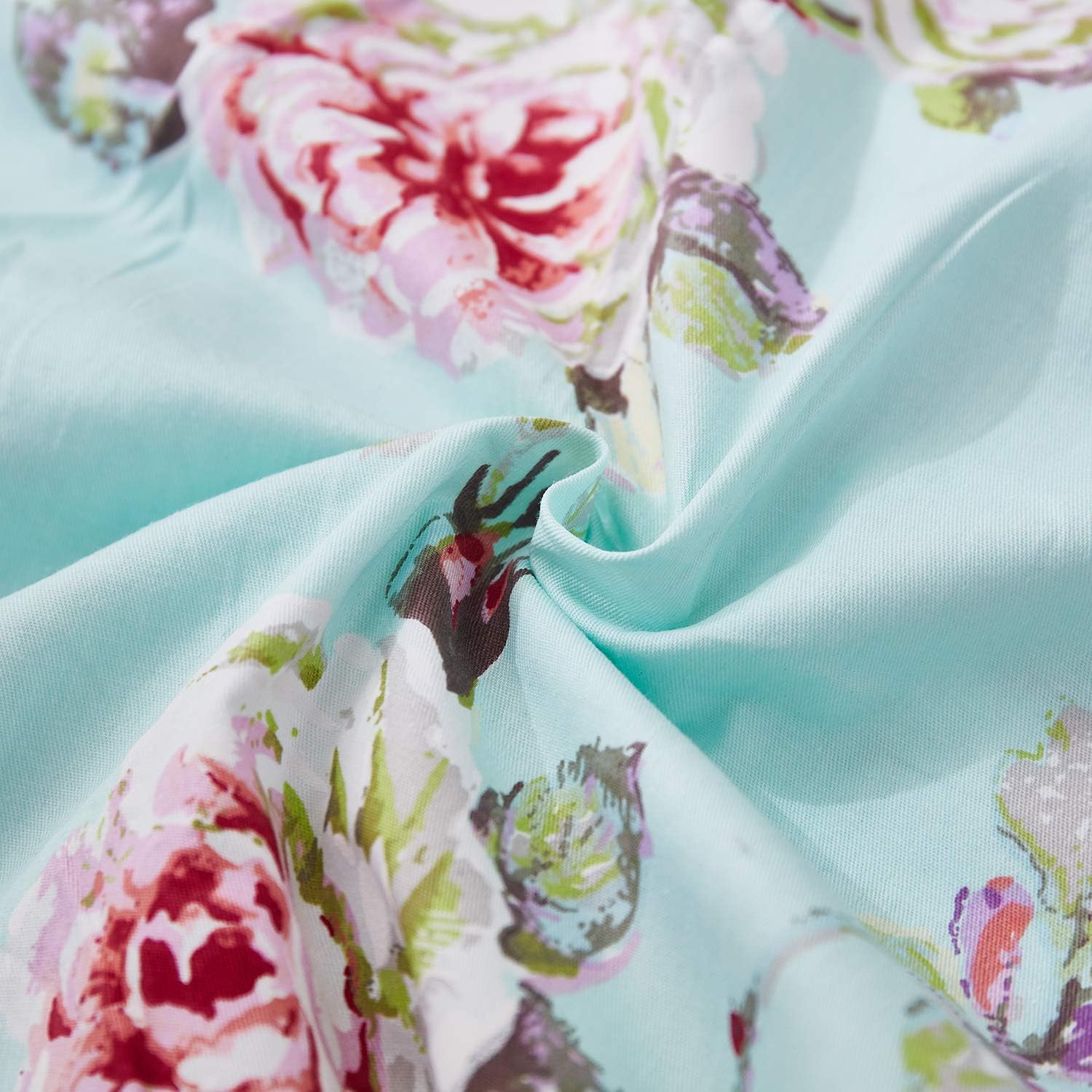 Brandream Juego de ropa de cama de cuna francesa para niñas, juego de guardería floral de 3 piezas, edredón de bebé con volantes, sábana de cuna,
