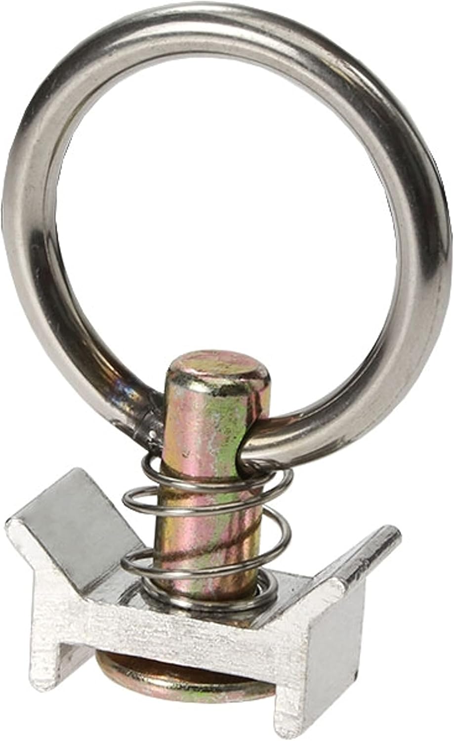 US Cargo Control Sistema de amarre de riel en L, incluye (2) riel en L de aluminio de 4 pies fabricado en Estados Unidos y (4) accesorios de junta