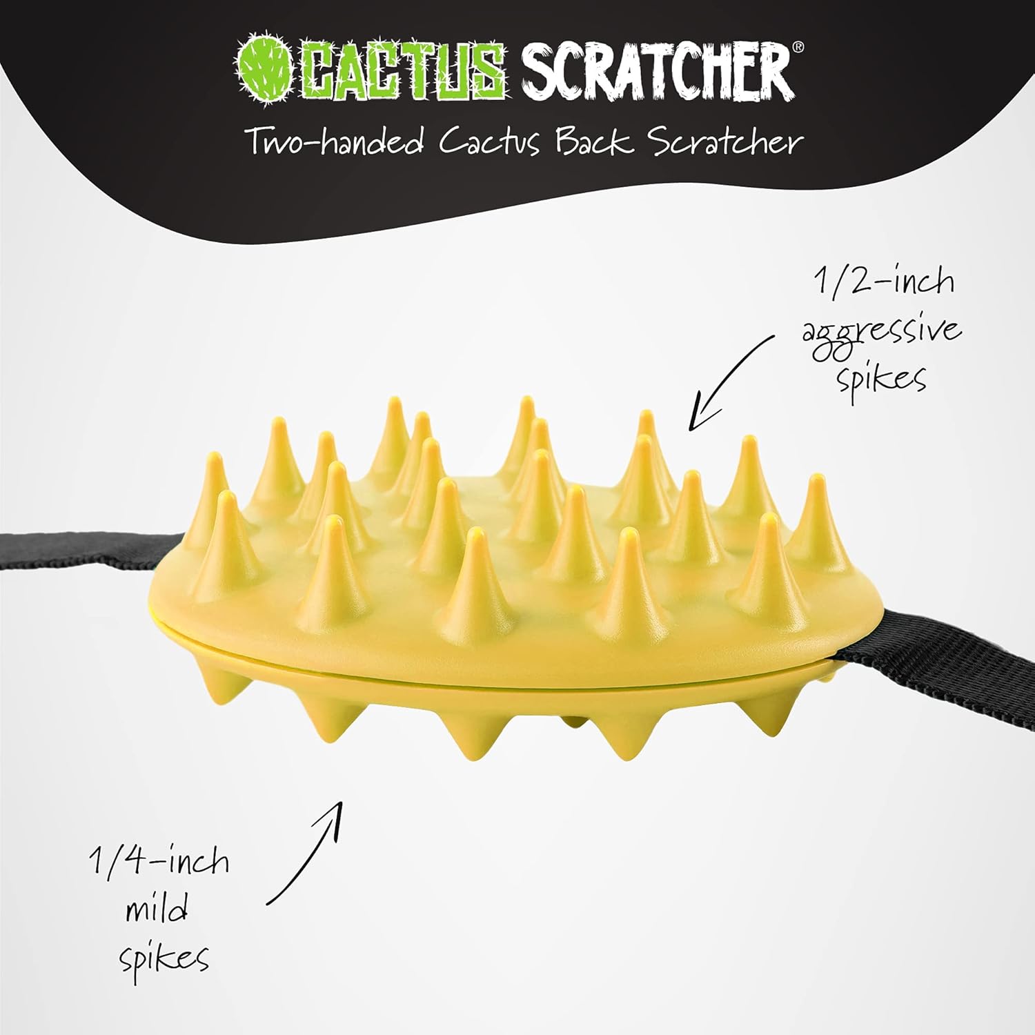 Cactus Scratcher Mini rascador de espalda de viaje con 2 lados con picos agresivos y suaves, ideal para personas con movilidad reducida y lugares