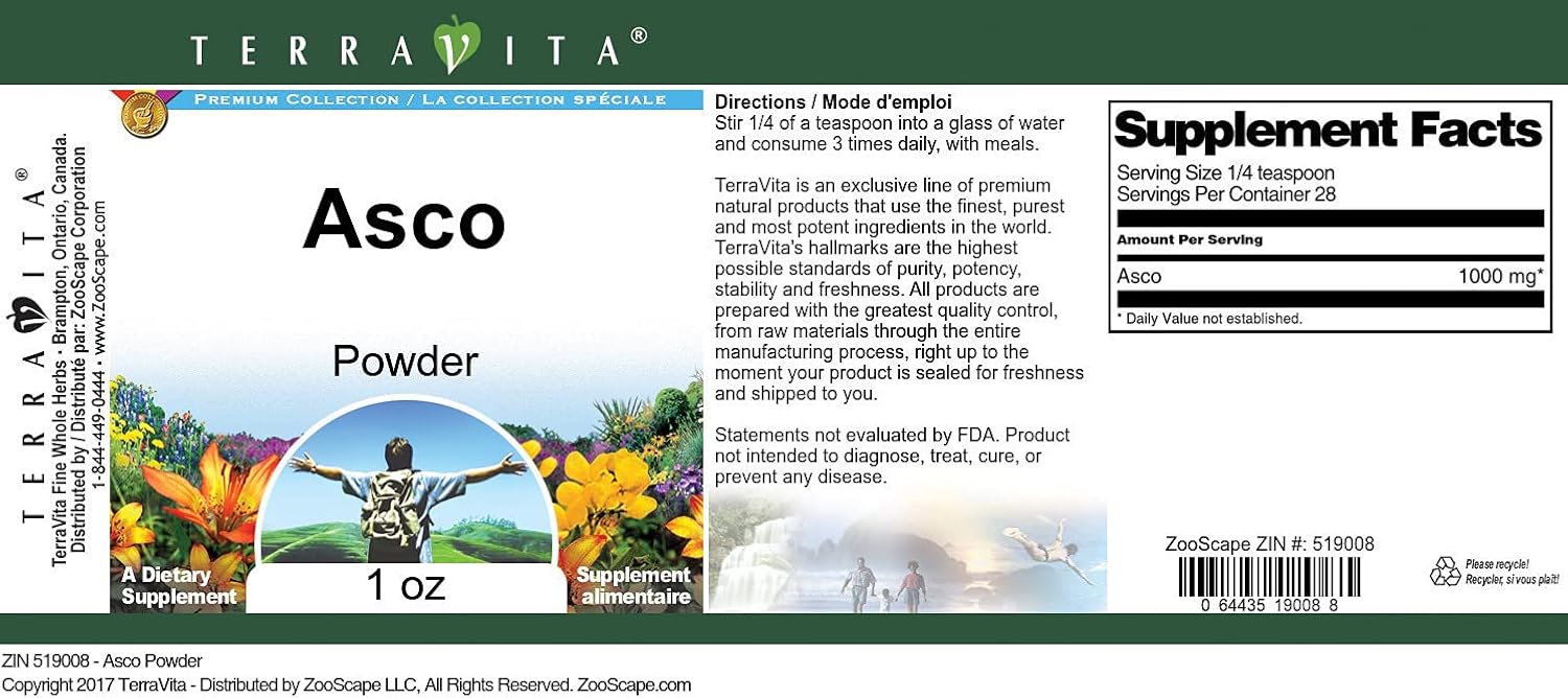 Asco Powder (1 oz, ZIN 519008) – Paquete de 2