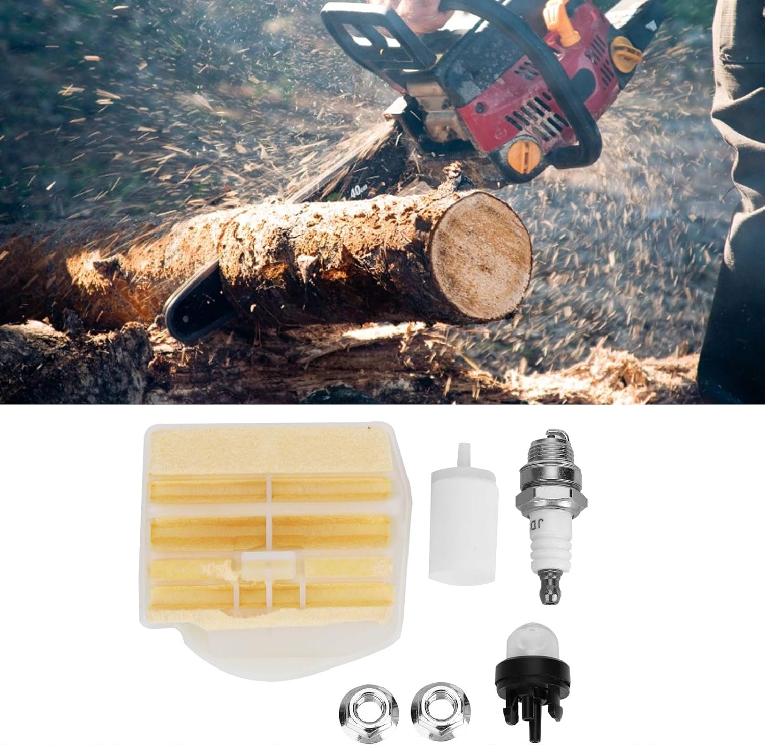 Fydun Chainsaw Filter Adjustment Kit for 445 450 445e 450e 450 Racnher 450e II 450 II for Men and Women
