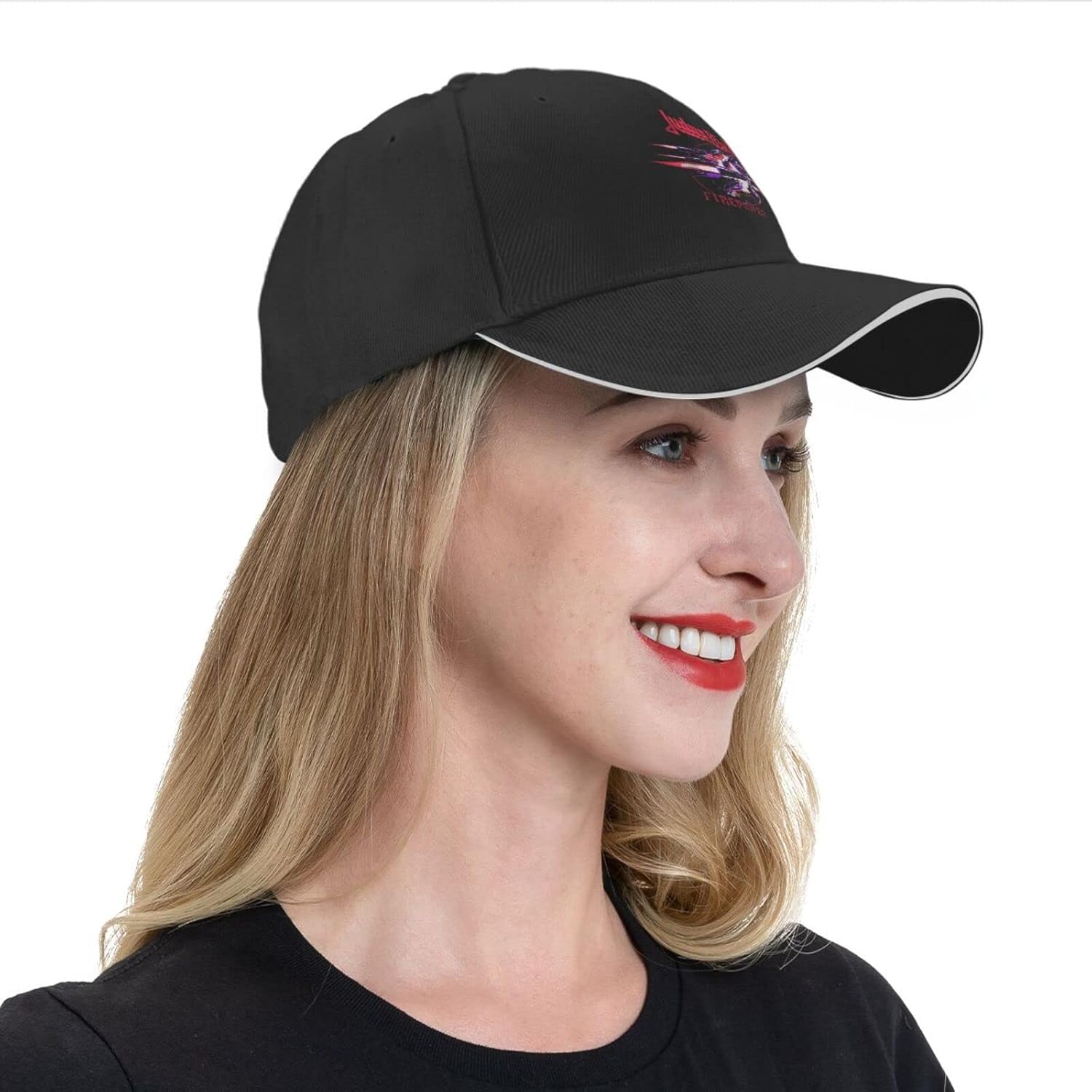 Judas – Gorra de béisbol unisex con banda de metal, gorra de pescador de casqueta, gorra deportiva ajustable para hombre y mujer, color negro, Negro
