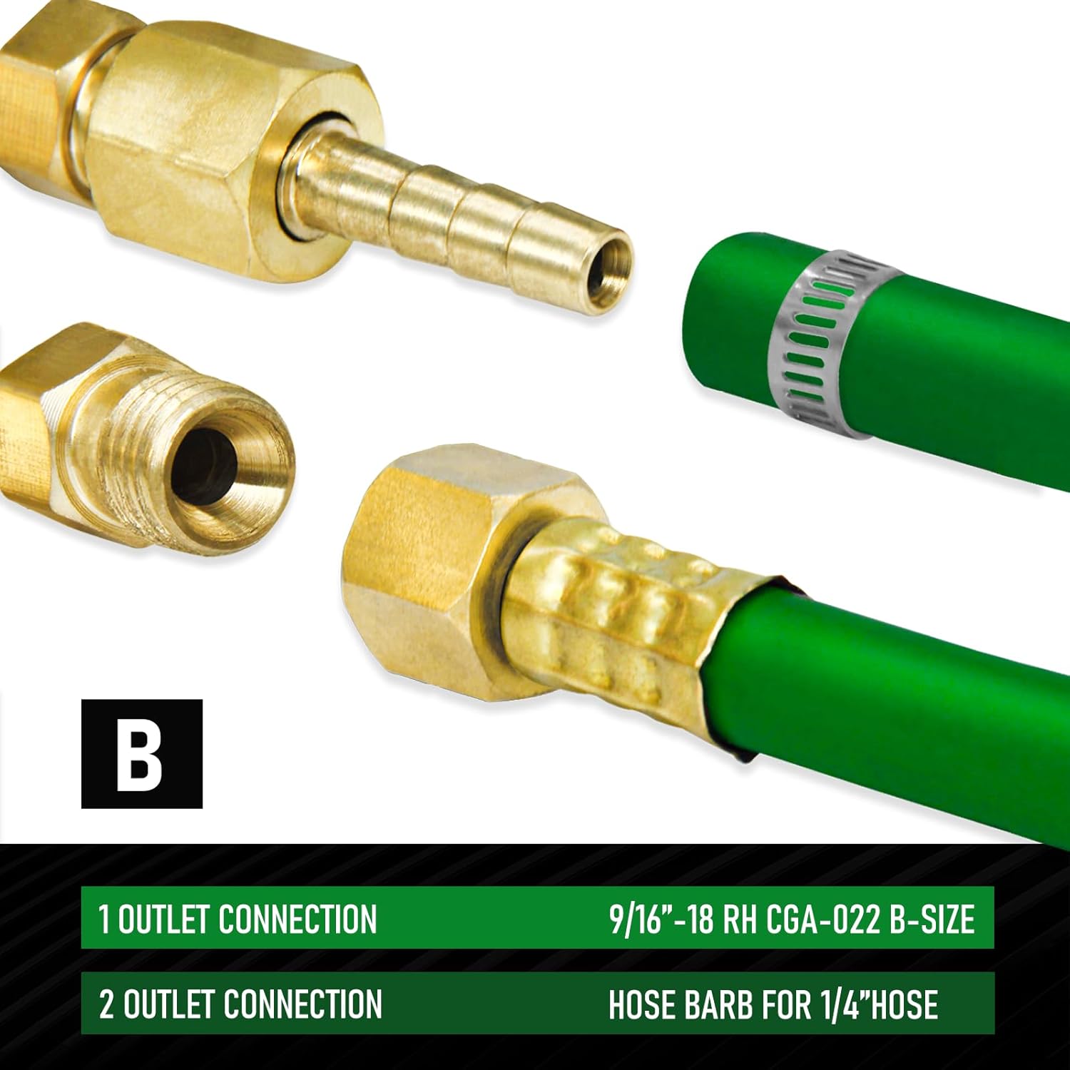 RX WELD Reguladores de oxígeno y acetileno CGA540 y CGA510- Compatible con corte de antorcha de gas de soldadura estilo V, mango en T