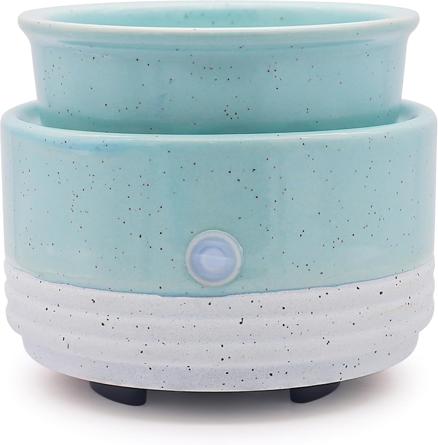CVHOMEDECO. Calentador de velas y fragancias 2 en 1, calentador eléctrico de cera derretida, para velas perfumadas, cera derretida y tartas para