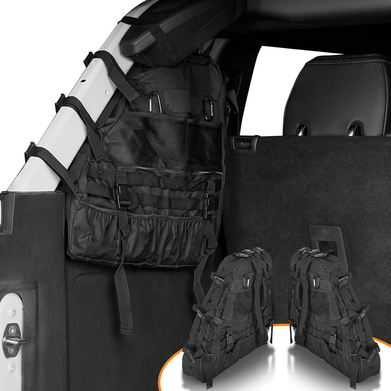 Hooke Road Bronco – Bolsa de carga con múltiples bolsillos para Ford Bronco 2021, 2022, 2023, 2024, accesorios de 4 puertas, pares