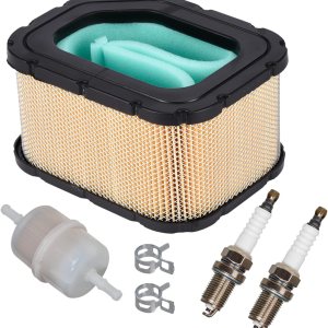 HIFROM 063-8080-00 Filtro de aire Pre limpiador con filtro de combustible Bujías Kit de afinación Compatible con Bad Boy ZT CZT Cortacéspedes con HIFROM 063-8080-00 Filtro de aire Pre limpiador con filtro de combustible Bujías Kit de afinación Compatible con Bad Boy ZT CZT Cortacéspedes con