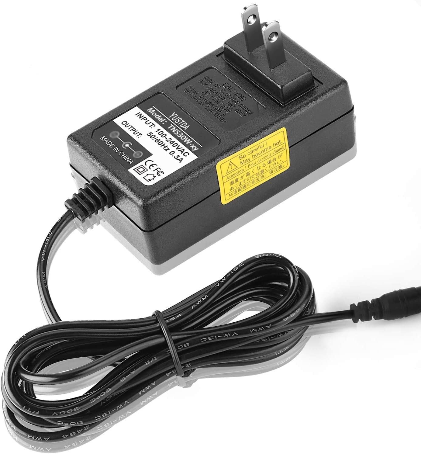 Yustda Adaptador de 12 V CACC compatible con RCA Cambio W122SC24 T2 W122SC24T2 2 en 1 portátil Tablet PC GT-WCAU12000150-302 2018-031601 12VDC 1.5A