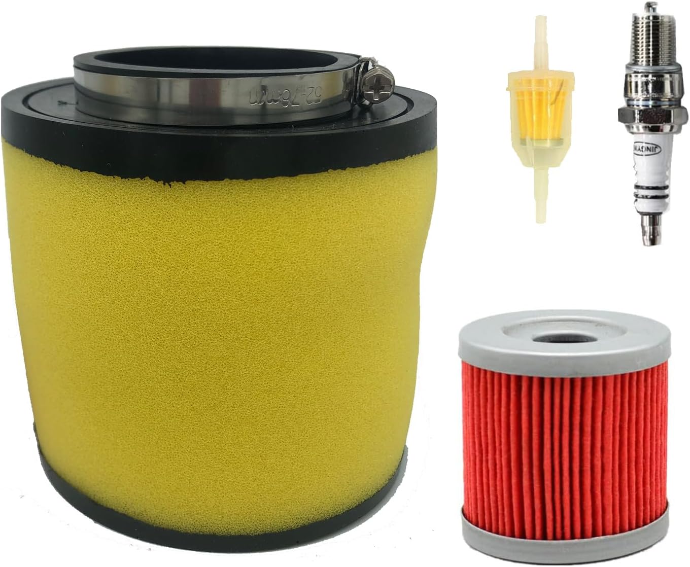 Kit de afinación Filtro de aceite de aire compatible con Suzuki LTZ400 LTA400 LTF400 LTF500 Kawasaki KFX400 Arctic Cat DVX400