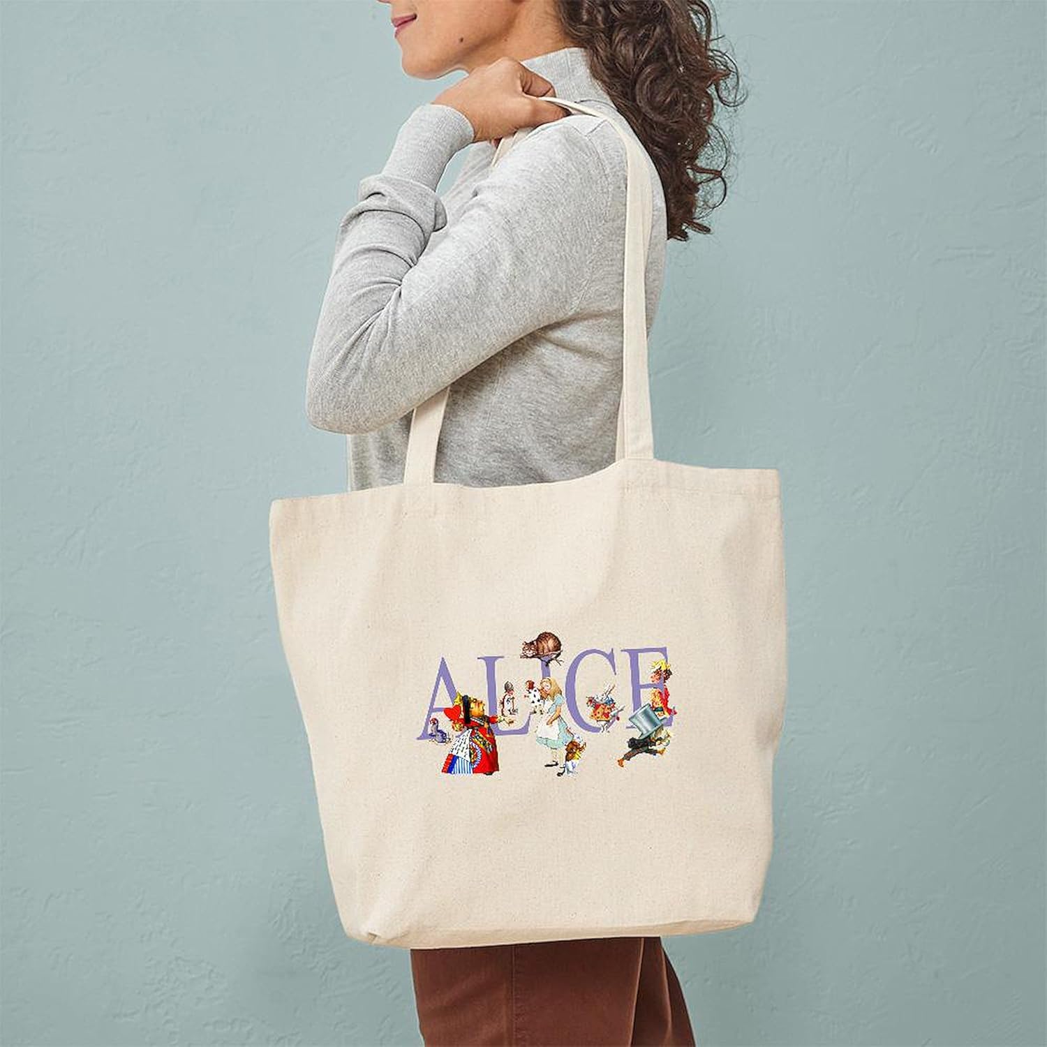 CafePress ALICE & FRIENDS IN WONDERLAND – Bolsa de mano