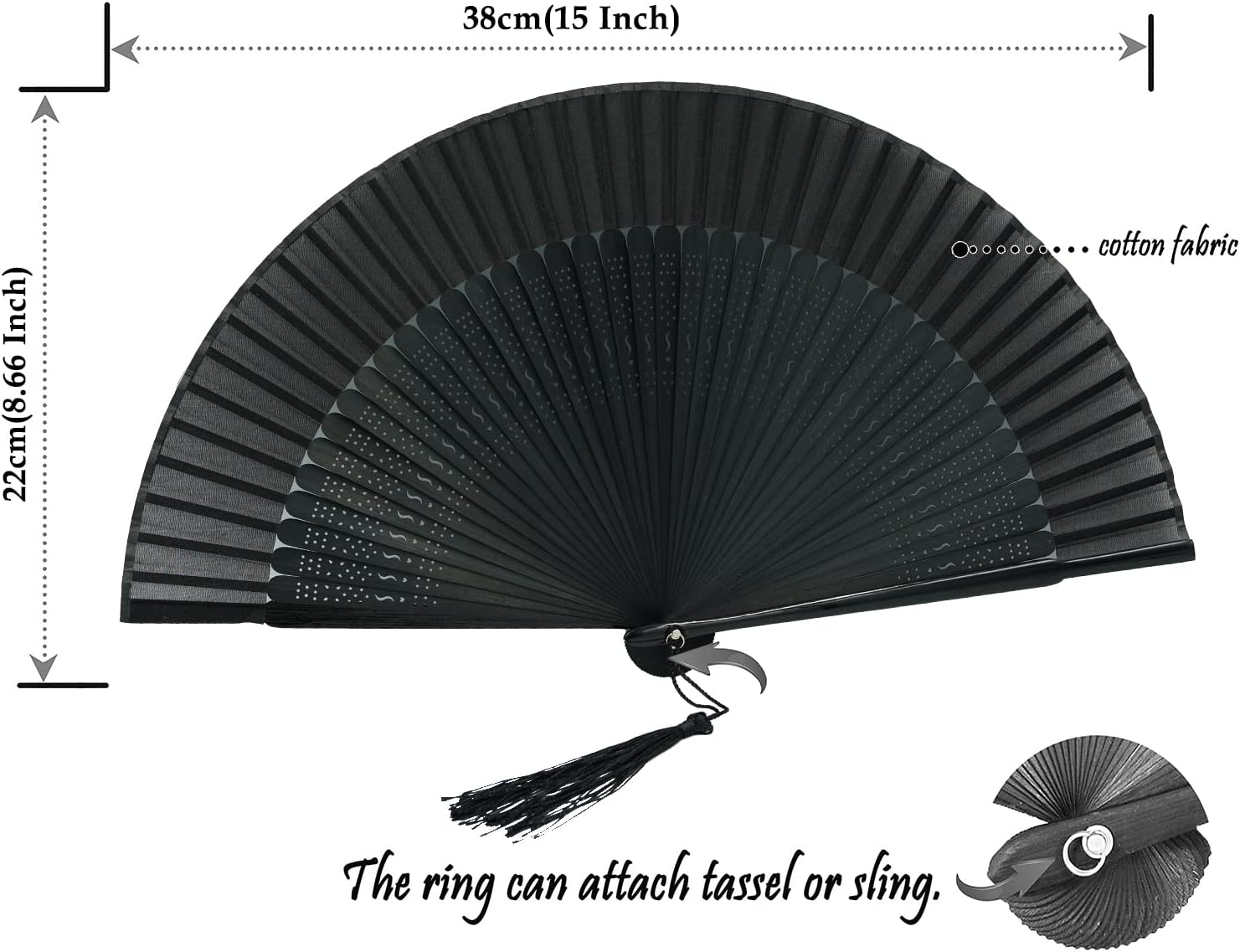Ventilador plegable portátil de seda de bambú, ventilador de enfriamiento para mujeres y niñas, regalo de fiesta, abanicos de tela de mano con