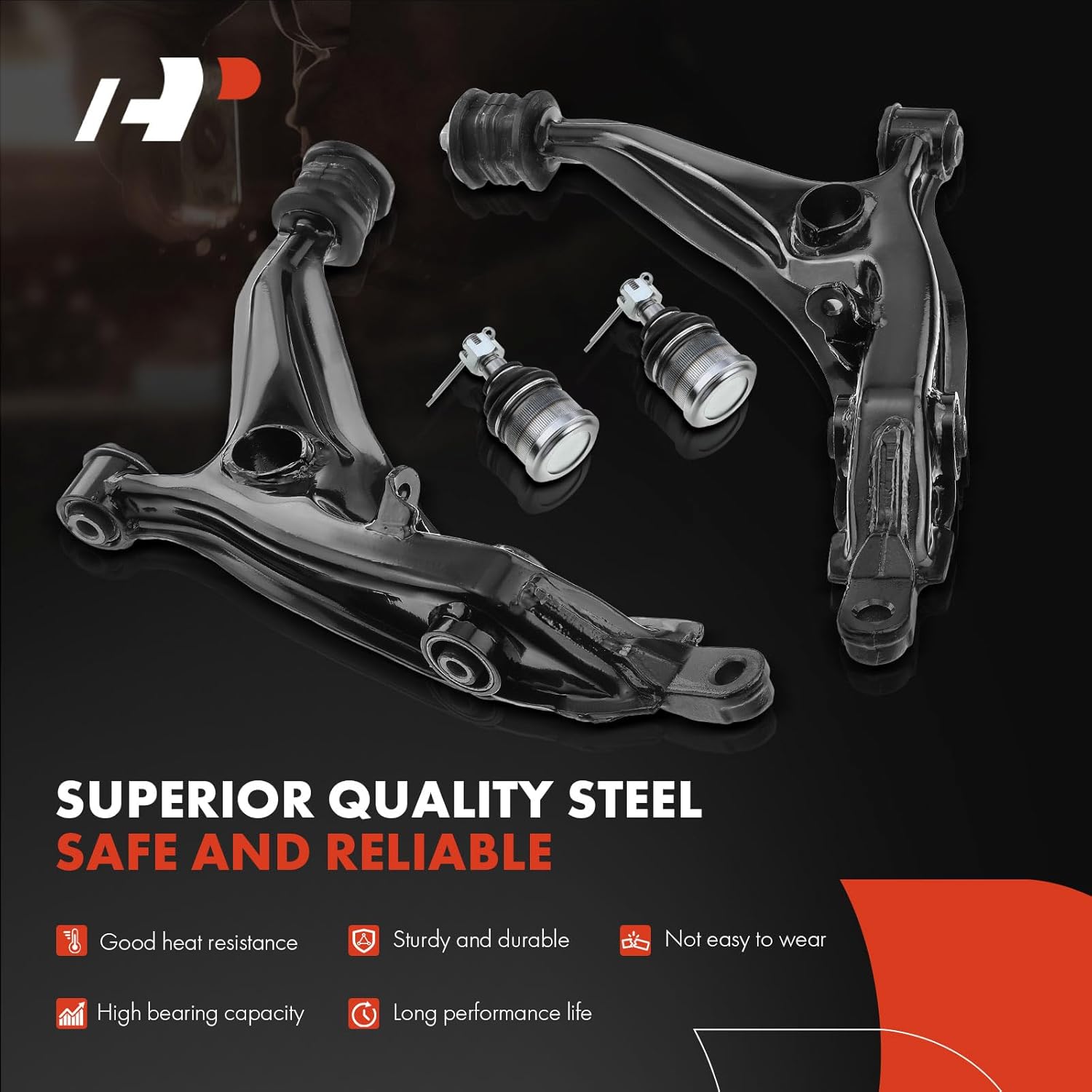 A-Premium Juego de 14, brazo de control inferior superior delantero, rótula inferior, extremo de barra de acoplamiento interior exterior, compatible