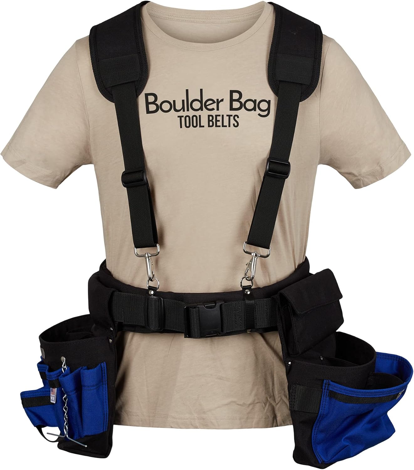 BOULDER BAG Comfort – Tirantes acolchados (cinturón de herramientas no incluido) Acolchado de alta tecnología con soporte extremo y comodidad para