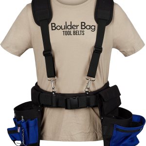 BOULDER BAG Comfort – Tirantes acolchados (cinturón de herramientas no incluido) Acolchado de alta tecnología con soporte extremo y comodidad para BOULDER BAG Comfort – Tirantes acolchados (cinturón de herramientas no incluido) Acolchado de alta tecnología con soporte extremo y comodidad para