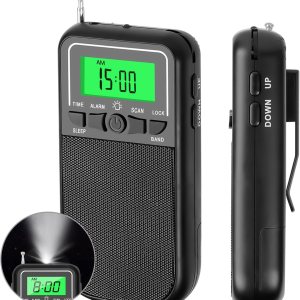 Radio portátil AM FM SW, radio transistor con linterna LED, radio a batería 2AA para recepción de largo alcance, radio Walkman de bolsillo de Radio portátil AM FM SW, radio transistor con linterna LED, radio a batería 2AA para recepción de largo alcance, radio Walkman de bolsillo de
