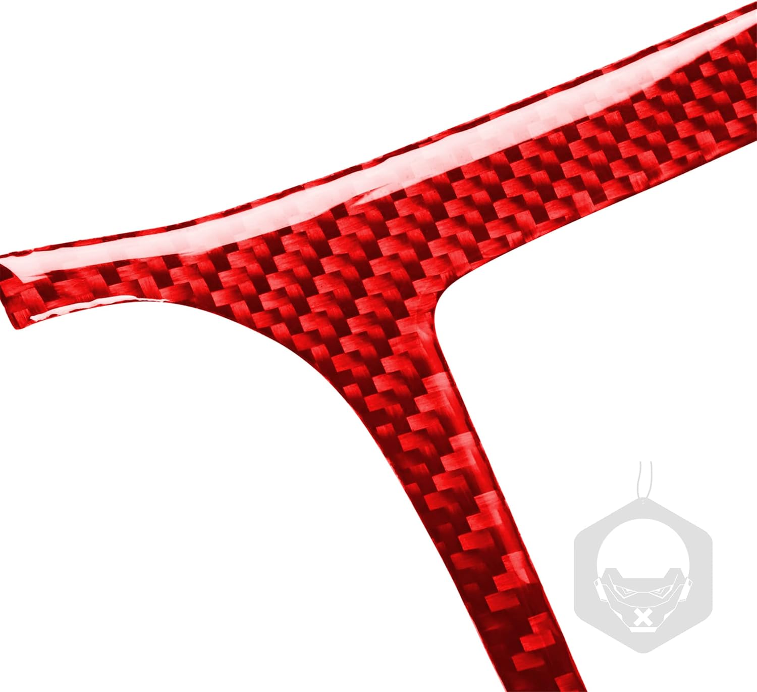 Calcomanía de fibra de carbono compatible con Chevrolet Corvette C6 2005-2013 (rojo, panel de instrumentos de tablero 19)