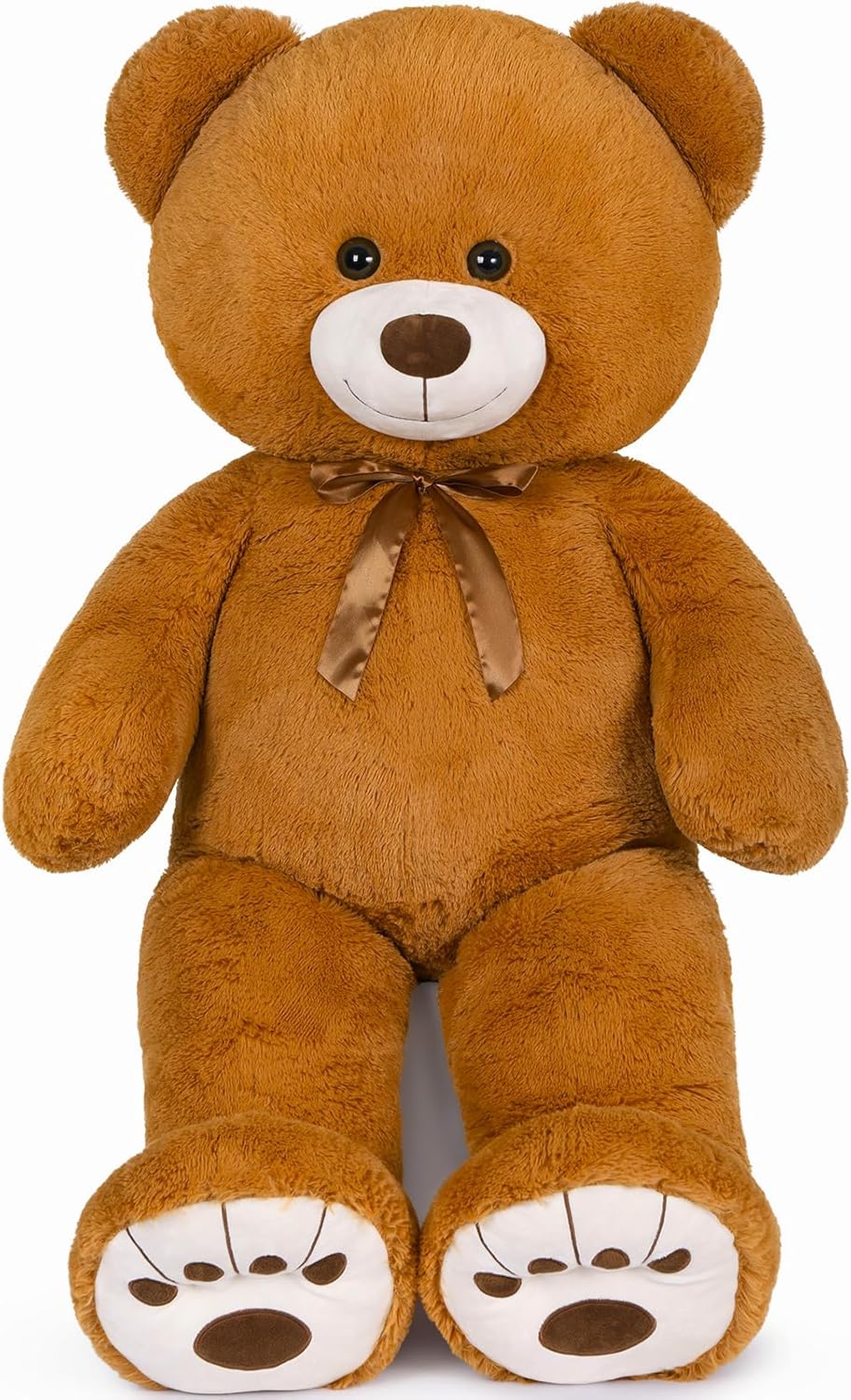 MorisMos Oso de peluche gigante de 50 pulgadas, oso de peluche, oso de peluche grande, oso de peluche suave para niños y niñas, regalo de